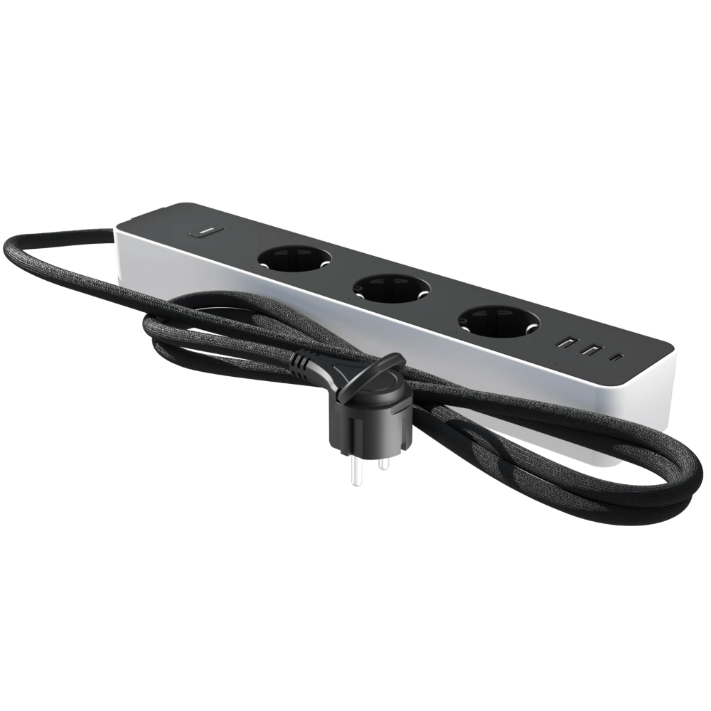 Miniatuur van Calex Smart Power stekkerdoos 2xUSB 1xUSB-C (5201001300)