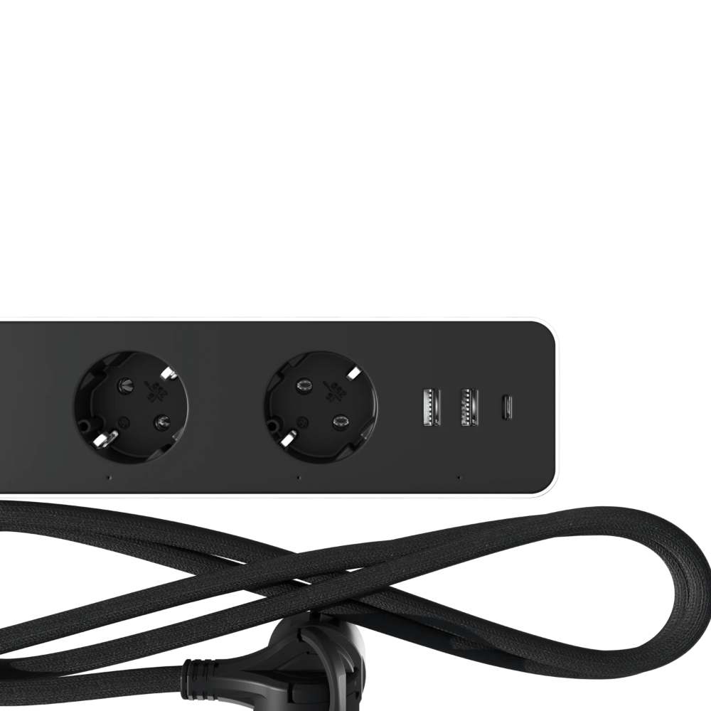 Miniatuur van Calex Smart Power stekkerdoos 2xUSB 1xUSB-C (5201001300)