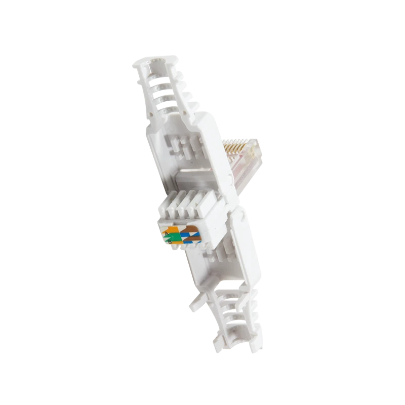 Miniatuur van Danicom RJ45 connector CAT6 unshielded - voor stugge en soepele kern - toolless (DC-RJ45-UTP6-TL)