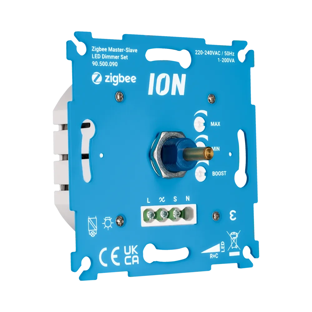 Miniatuur van ION industries universele LED Zigbee dimmer set master + slave 0.3-200W (90.500.090)