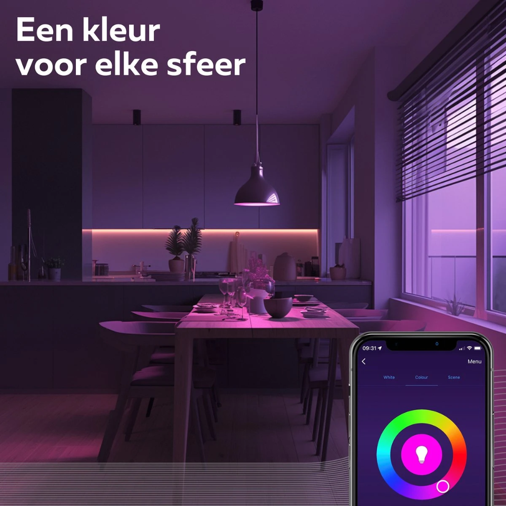 Miniatuur van Calex Smart Neon LED strip RGBIC 18W IP44 - 3 meter (6101000400)