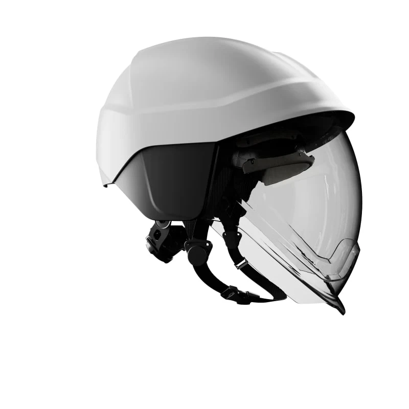 Miniatuur van Friedrich VDE veiligheidshelm wit met geintegreerd vizier E-PRO klasse 1 (412018)