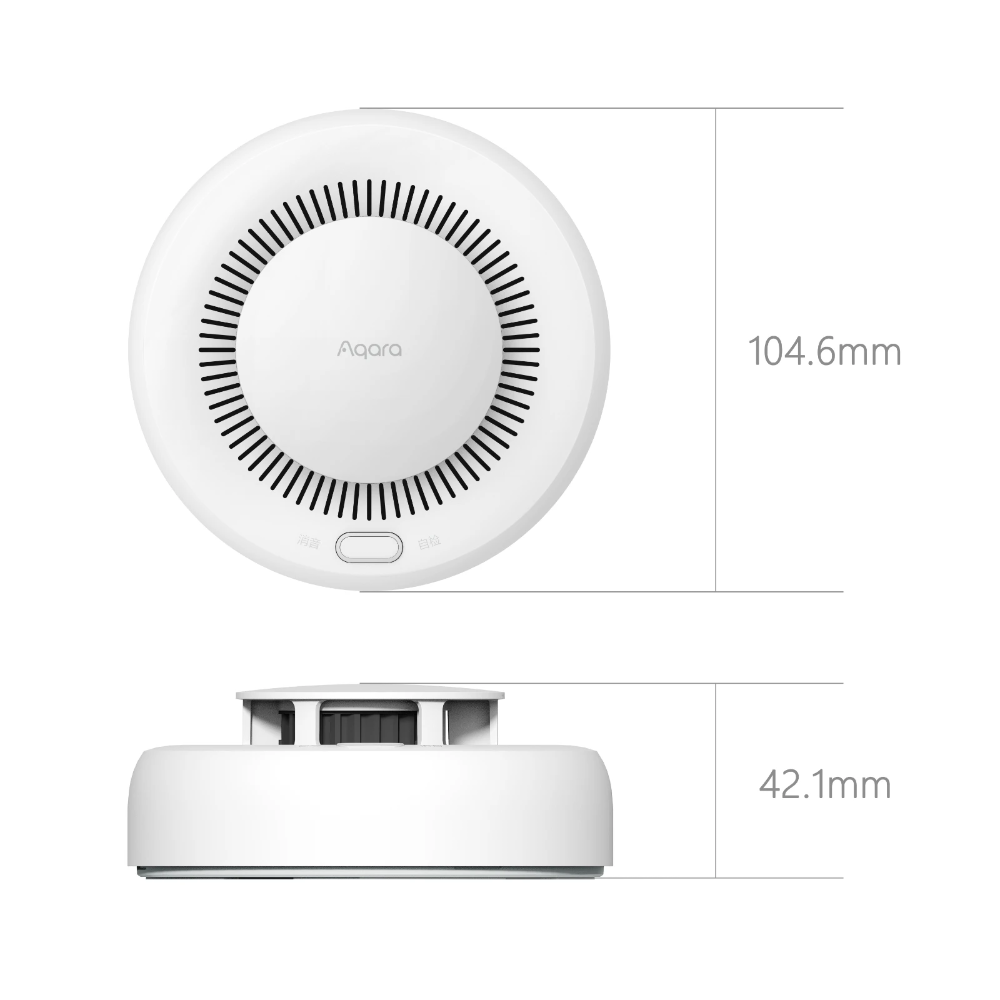 Miniatuur van Aqara slimme draadloze koppelbare rookmelder Smoke Detector Zigbee 10 jaars batterij (AS076EUW02)