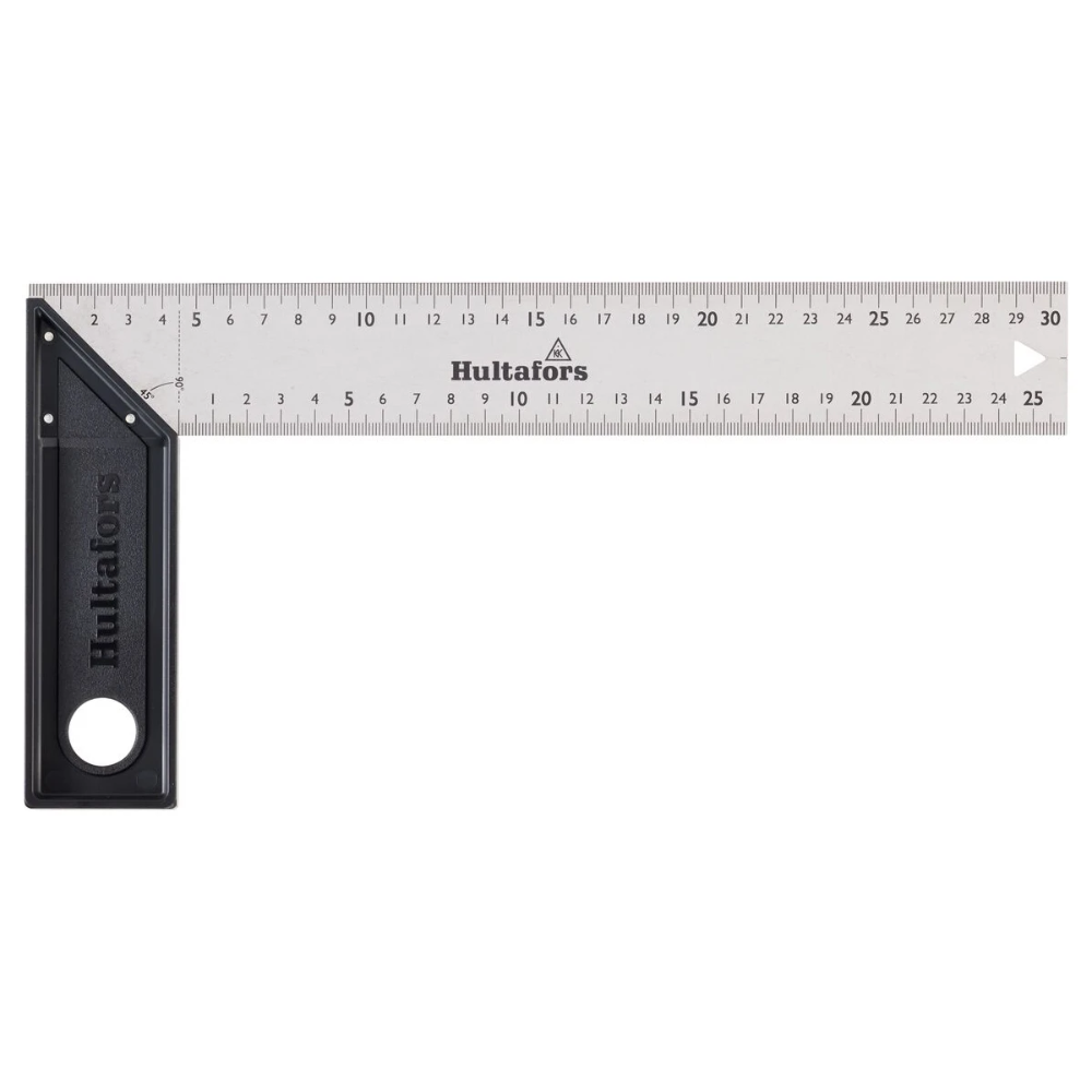 Miniatuur van Hultafors winkelhaak ABS/RVS S30L 300 mm (310503)