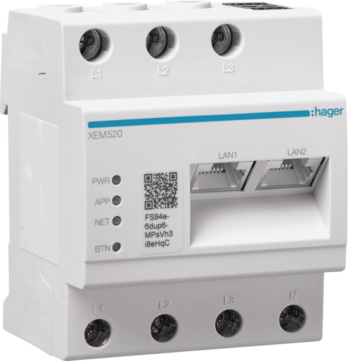Miniatuur van Hager Witty lokale laadmanager 40 laders / OCPP (voor Witty Pro en Park 2) (XEM520)