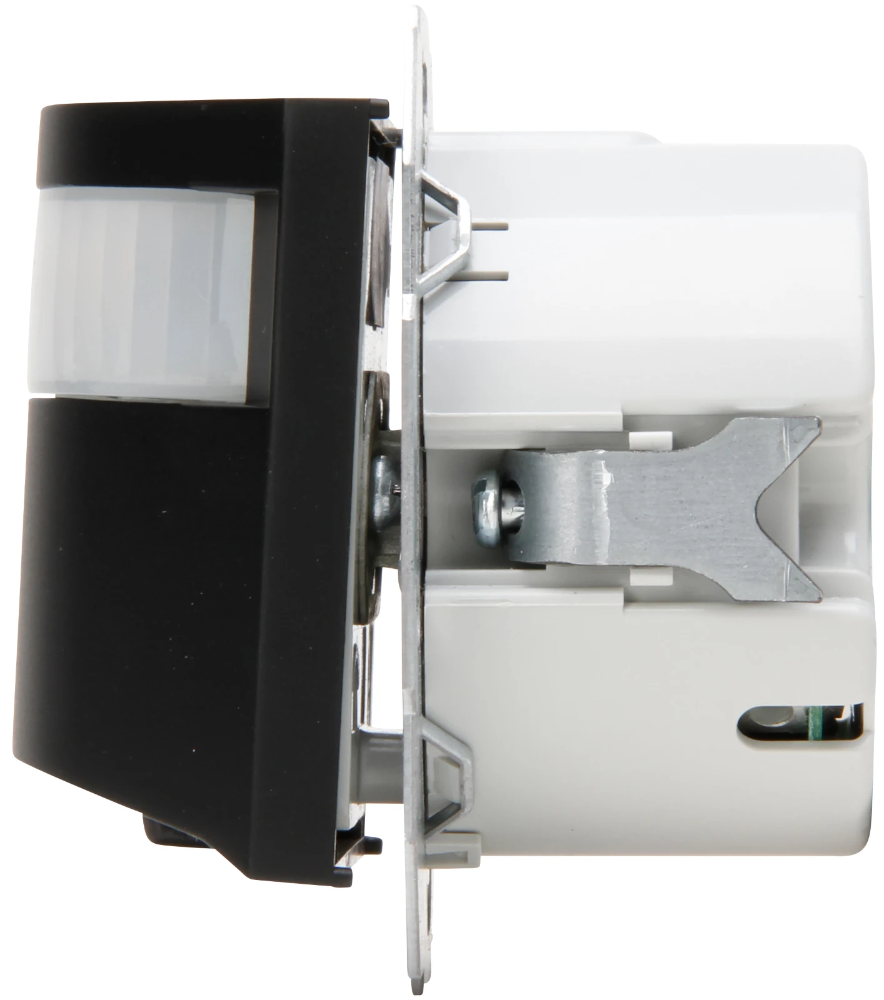 Miniatuur van Kopp HK07 bewegingsmelder inbouw infrarood 180 graden 2-draads 40-400W montage 1,1m - zwart mat (805850558)