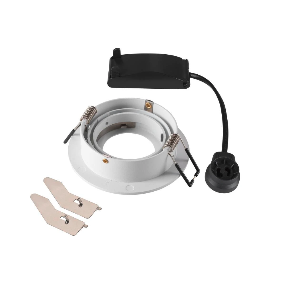 Miniatuur van SLV inbouwspot GU10 10W rond kantelbaar zaagmaat 75mm wit (1007374)