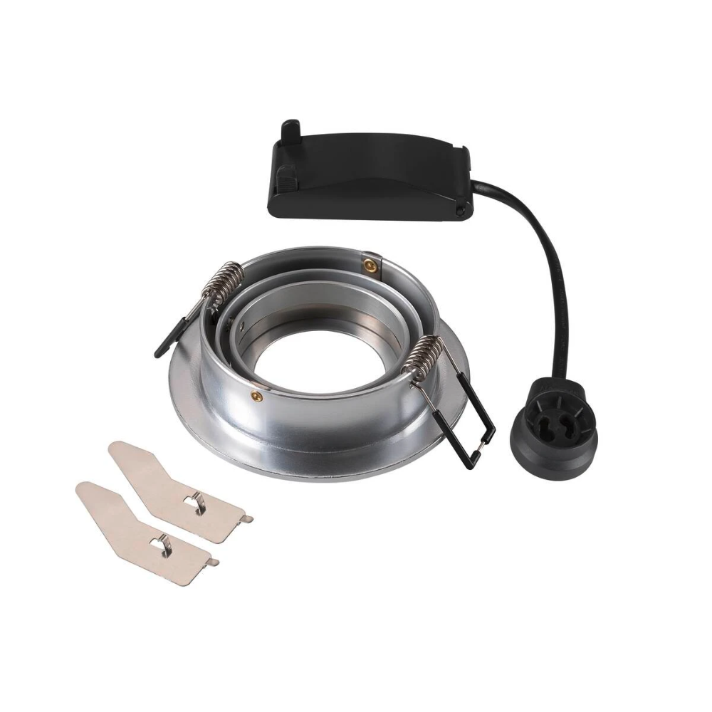 Miniatuur van SLV inbouwspot GU10 10W rond kantelbaar zaagmaat 75mm aluminium (1007376)
