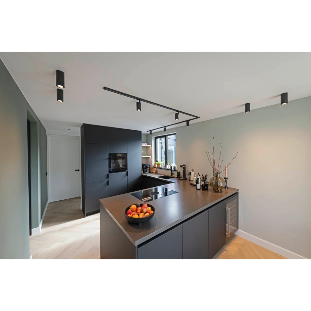 Miniatuur van SLV opbouwspot GU10 50W zwenkbaar rond zwart (1002110)