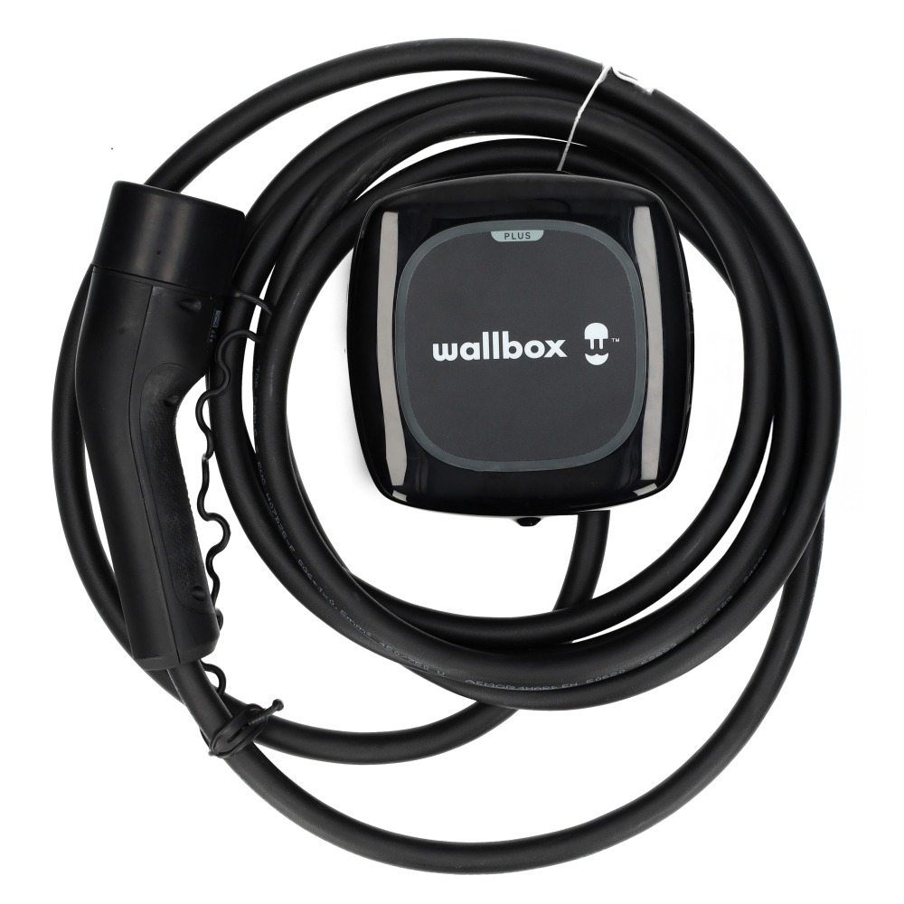 Miniatuur van Wallbox Pulsar Plus laadpaal (3,7 - 22kW) met 5 meter kabel - zwart met P1 poort module voor loadbalancing