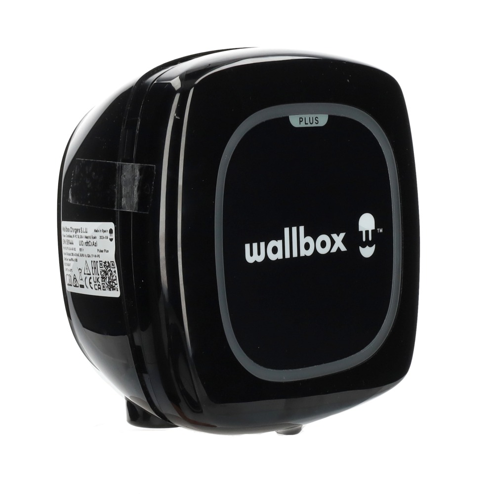 Miniatuur van Wallbox Pulsar Plus laadpaal (3,7 - 22kW) met 5 meter kabel - zwart met P1 poort module voor loadbalancing