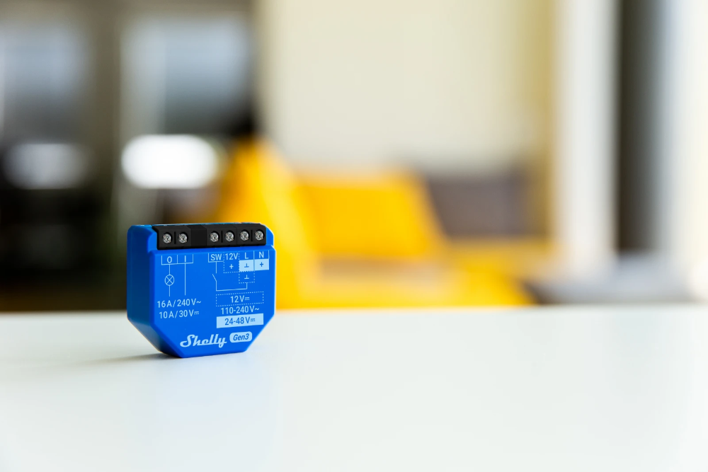 Miniatuur van Shelly 1 slimme schakelaar Gen3 met WiFi en Bluetooth (S3SW-001X16EU)