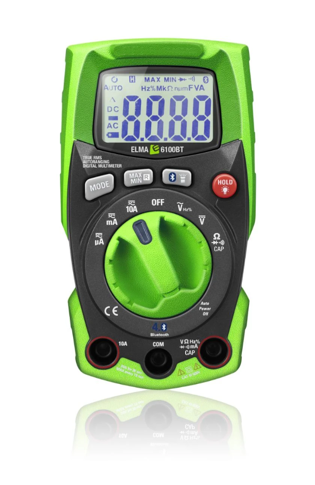 Miniatuur van Elma professionele digitale multimeter True RMS AC/DC 600V met bluetooth (6398215006)