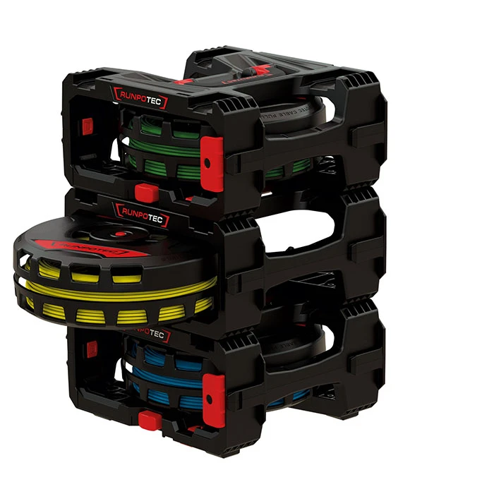 Miniatuur van Runpotec kabelafroller CB260 kabelbox modulair stapelbaar 4-delig (10216)