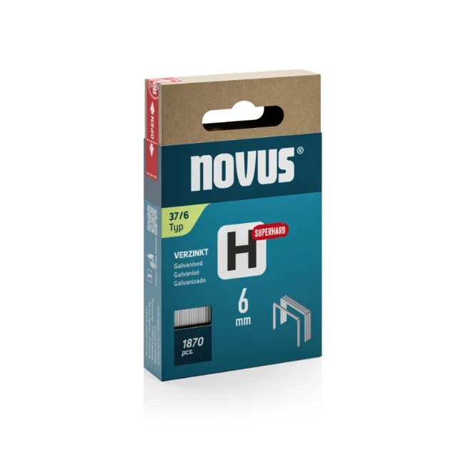 Miniatuur van Novus niet met fijne draad H 37x6mm superhard 1870 stuks (042-0784)