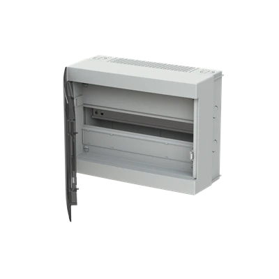 Miniatuur van ABB Fix-o-Rail zekeringkast met doorzichtige deur 18 modules 335x270 (BxH) (4TBR661797C0200)