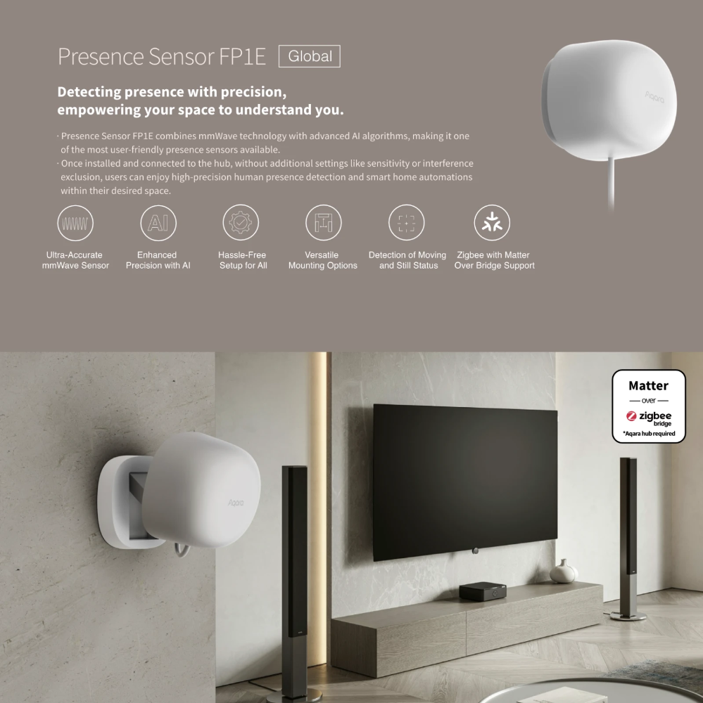 Miniatuur van Aqara aanwezigheidssensor FP1 (AS074GLW02)