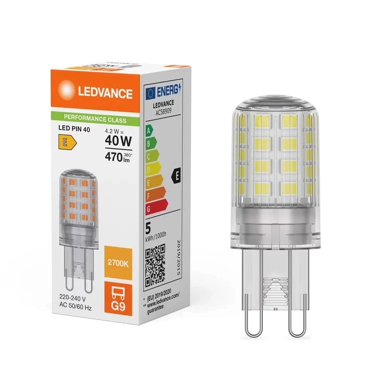 Miniatuur van Ledvance LED G9 4.2W 470lm warm wit 2700K 49mm (4099854248962)