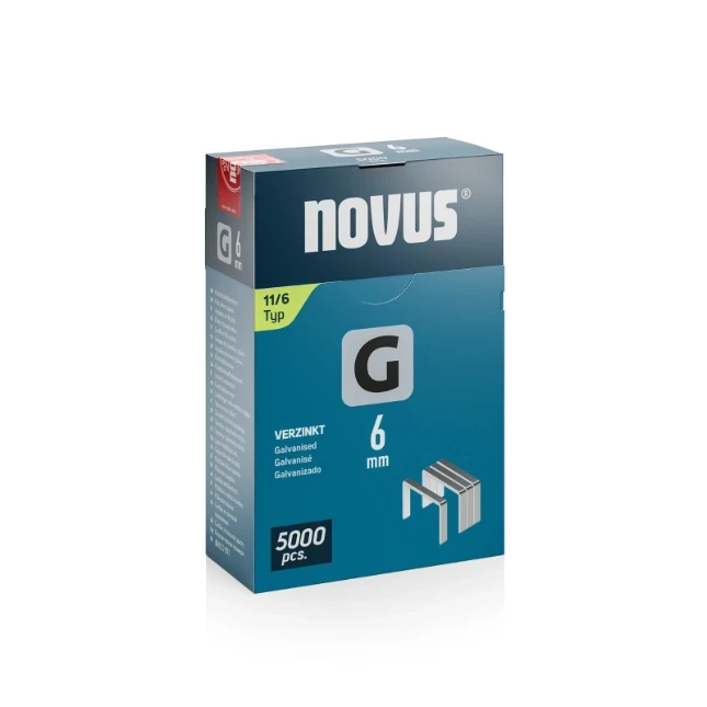 Miniatuur van Novus niet met platte draad G 11x6mm 5000 stuks (042-0765)