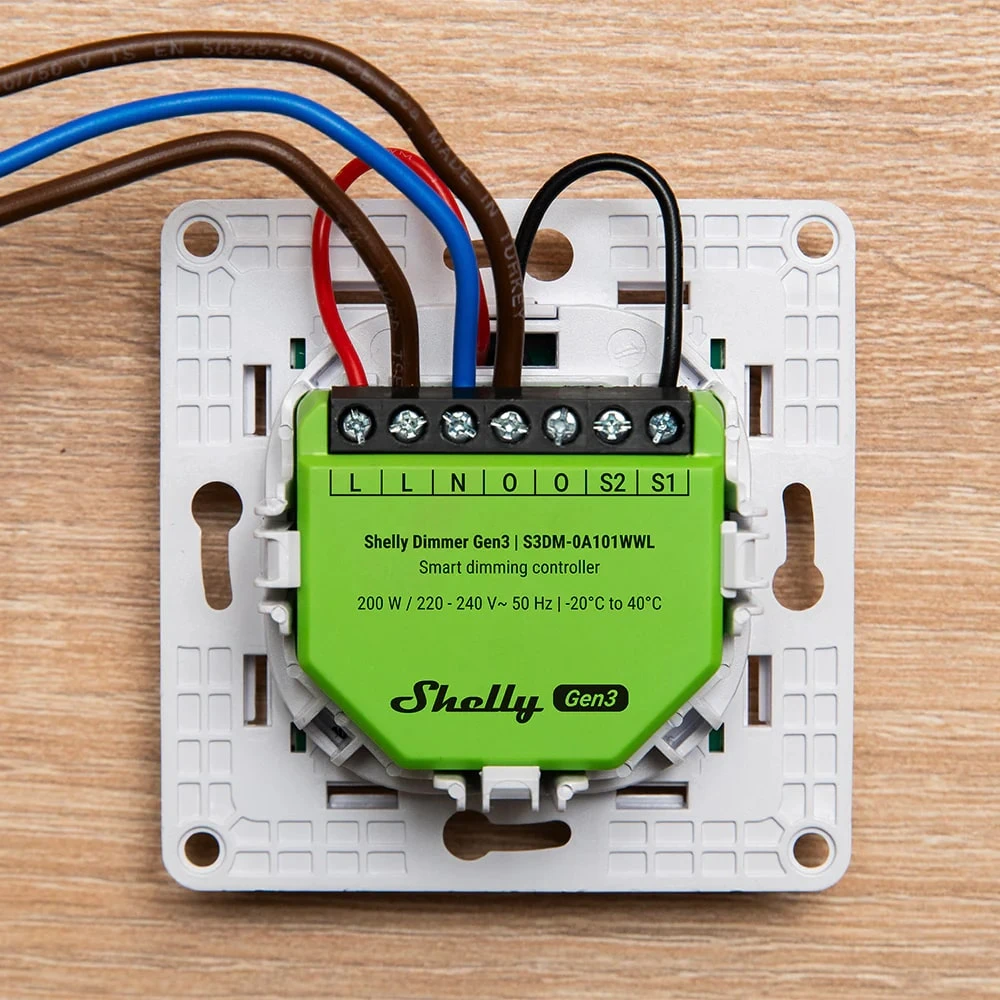 Miniatuur van Shelly dimmer Gen3 (S3DM-0A101WWL)