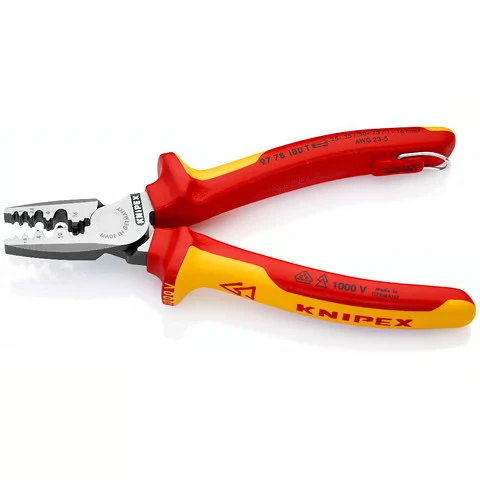 Miniatuur van KNIPEX krimptang adereindhulzen 0.25–16mm² VDE (9778180T)