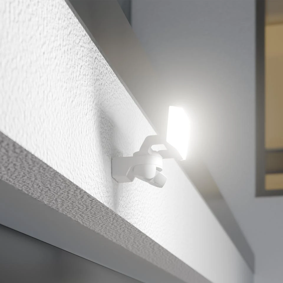 Miniatuur van STEINEL buitenspot met sensor 14.3W 3000K IP54 XLED Protect S - wit (089894)