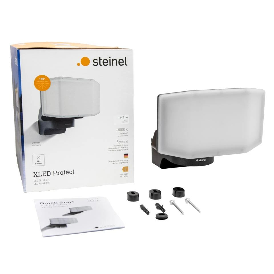Miniatuur van STEINEL buitenlamp 13.6W 3000K IP54 XLED Protect - antraciet (090029)