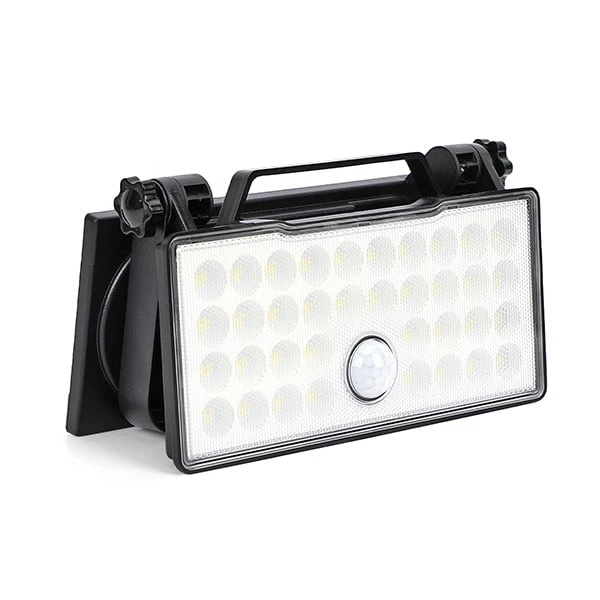 Miniatuur van INTERLight Solar LED schijnwerper met sensor en batterij 10W IP65 - zwart (IL-SOLFLO)