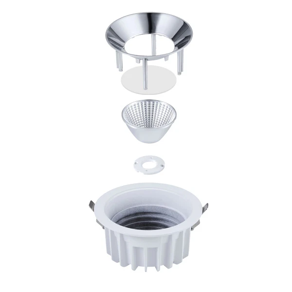 Miniatuur van INTERLight Camita LED downlight 8W 800-820lm CCT zaagmaat Ø105mm Ø115mm IP20 - wit (IL-CD38W)