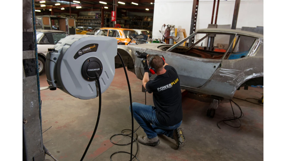 Miniatuur van PowerPlus luchtslanghaspel voor compressor max 12 bar 10 meter (POWAIR0215)