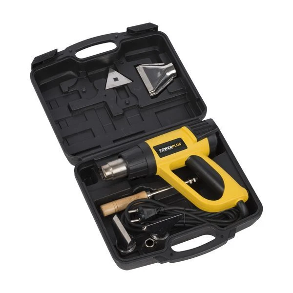 Miniatuur van PowerPlus heteluchtpistool 50°C - 650°C 2000W (POWX1025)