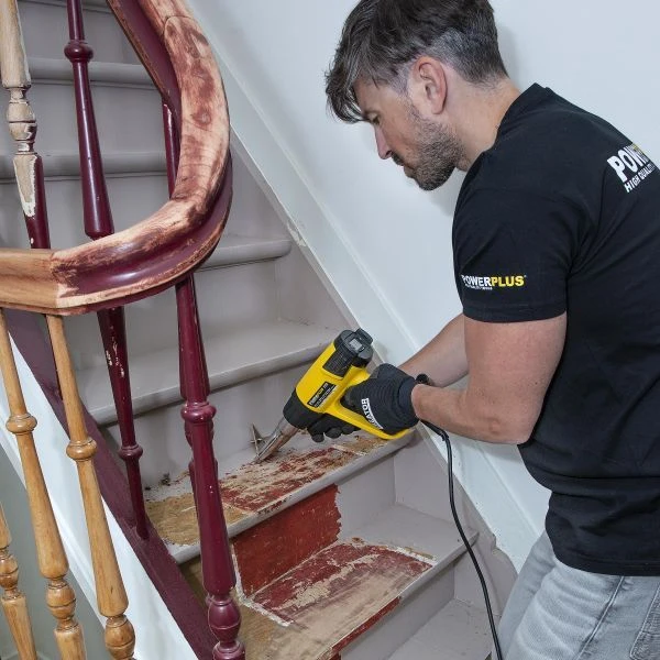 Miniatuur van PowerPlus heteluchtpistool 50°C - 650°C 2000W (POWX1025)