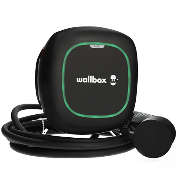 Miniatuur van Wallbox Pulsar Max laadpaal (22kW) type 2 laadkabel 5 meter - zwart (PLP4-0-2-4-9-002)