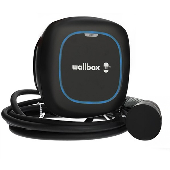 Miniatuur van Wallbox Pulsar Max laadpaal (22kW) type 2 laadkabel 7 meter - zwart (PLP4-M-2-4-9-002)