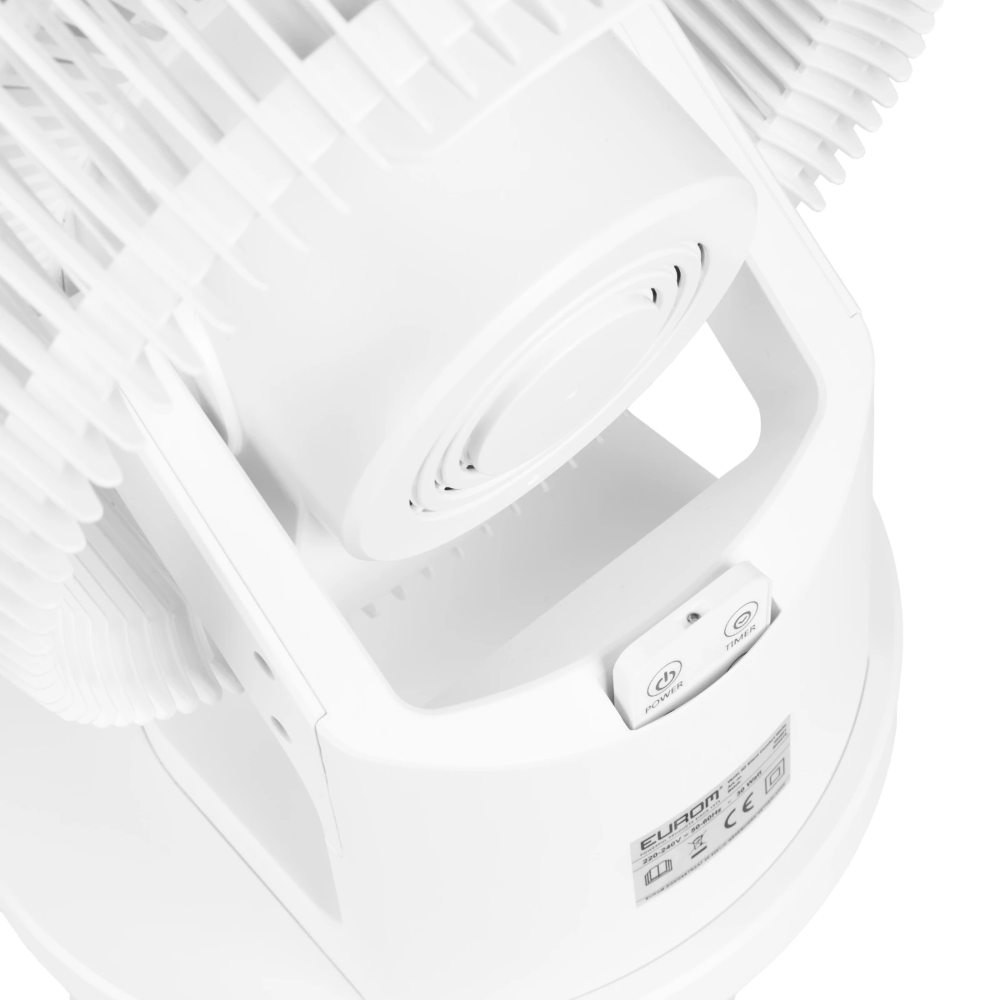 Miniatuur van Eurom tafelventilator 8 standen 26,5cm Vento 3D Silent Comfort - white (384901)