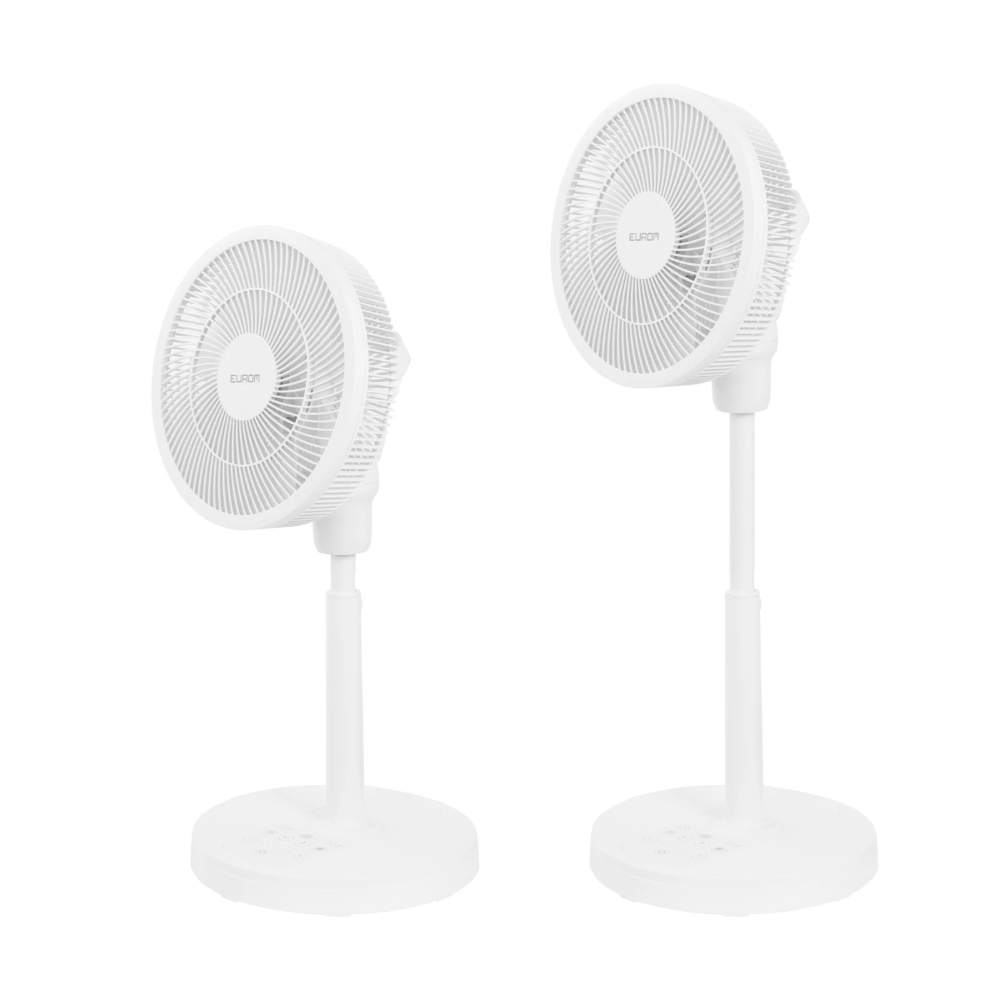 Miniatuur van Eurom staande ventilator 12 standen 35cm met afstandsbediening Vento 3DS Silent Comfort - white (384925)