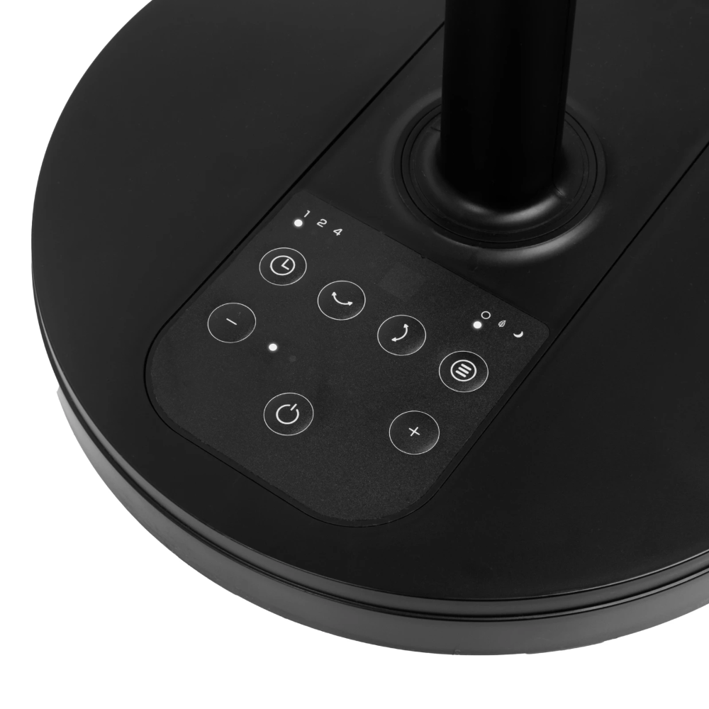 Miniatuur van Eurom staande ventilator 12 standen 35cm met afstandsbediening Vento 3DS Silent Comfort - black (384932)