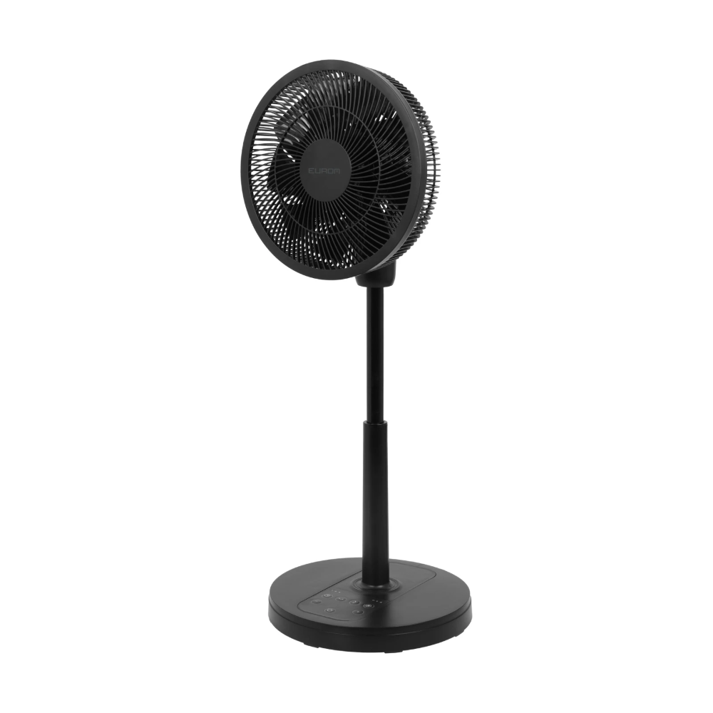 Miniatuur van Eurom staande ventilator 12 standen 35cm met afstandsbediening Vento 3DS Silent Comfort - black (384932)