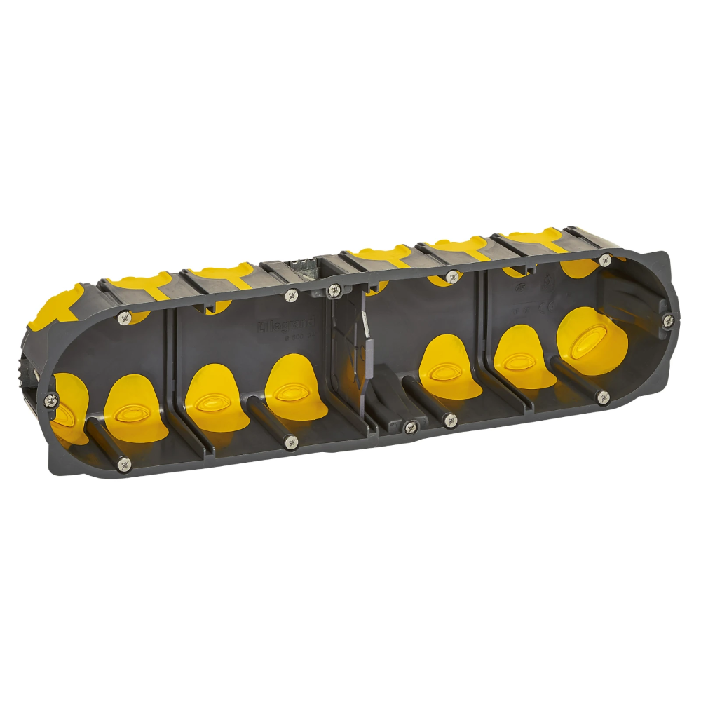 Miniatuur van Legrand Ecobatibox hollewand inbouwdoos luchtdicht 4-voudig 50mm (080034L)