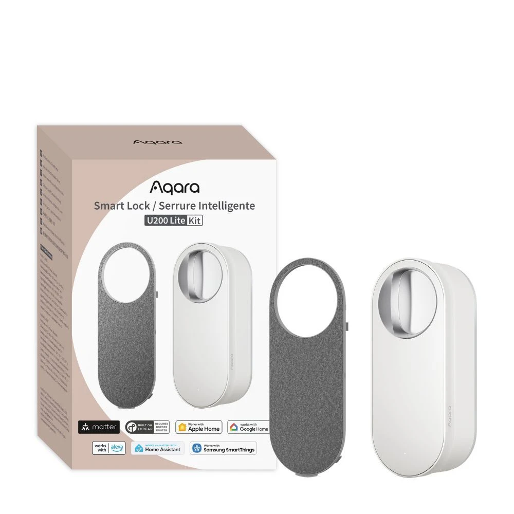 Miniatuur van Aqara slim retrofit slot voor eurocilinders Smart Lock U200 Lite Kit - wit (EL-D03D-W)