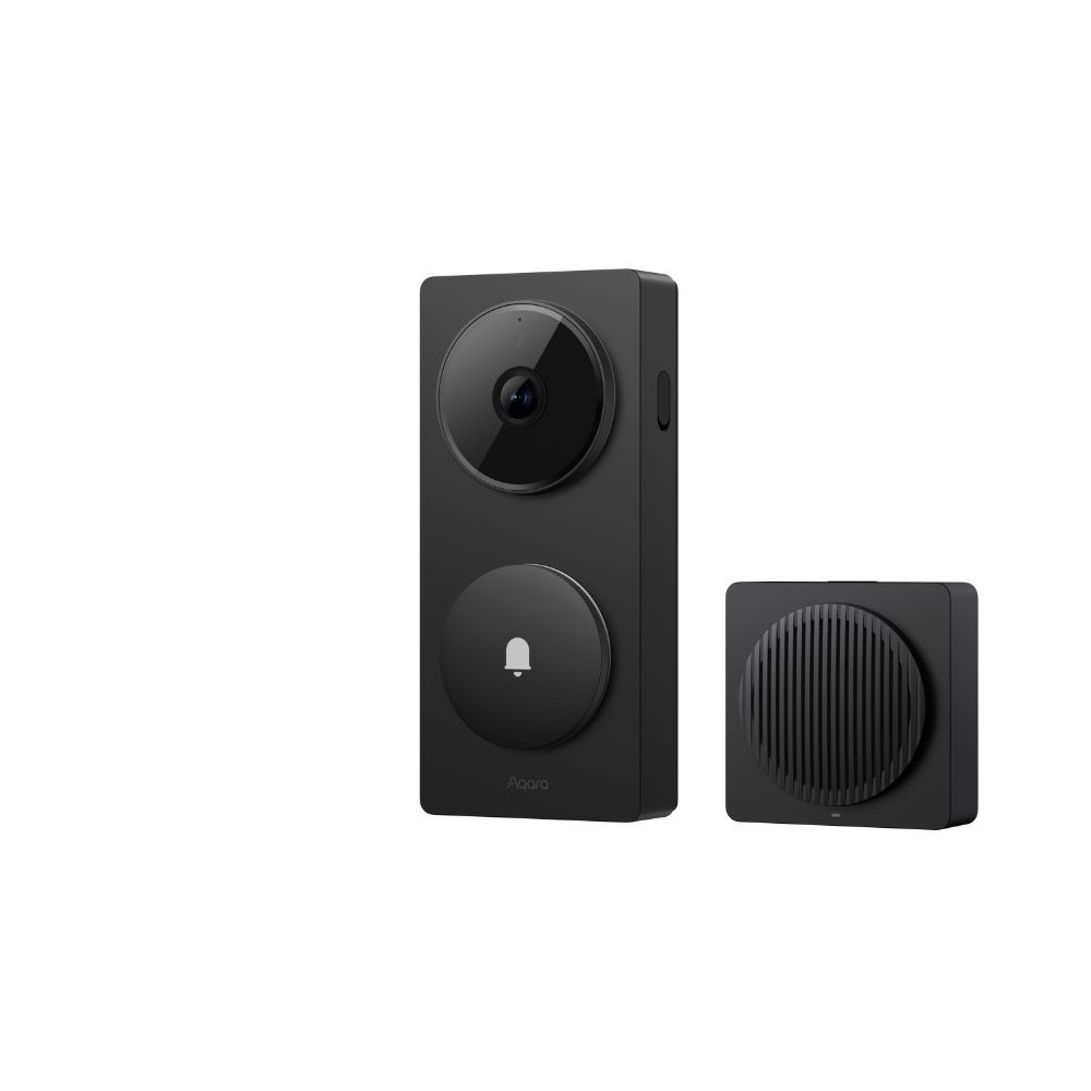 Miniatuur van Aqara slimme deurbel compleet met gong met SD-kaart optie Doorbell Camera Hub G410 Select - zwart (CH-C09D-B)