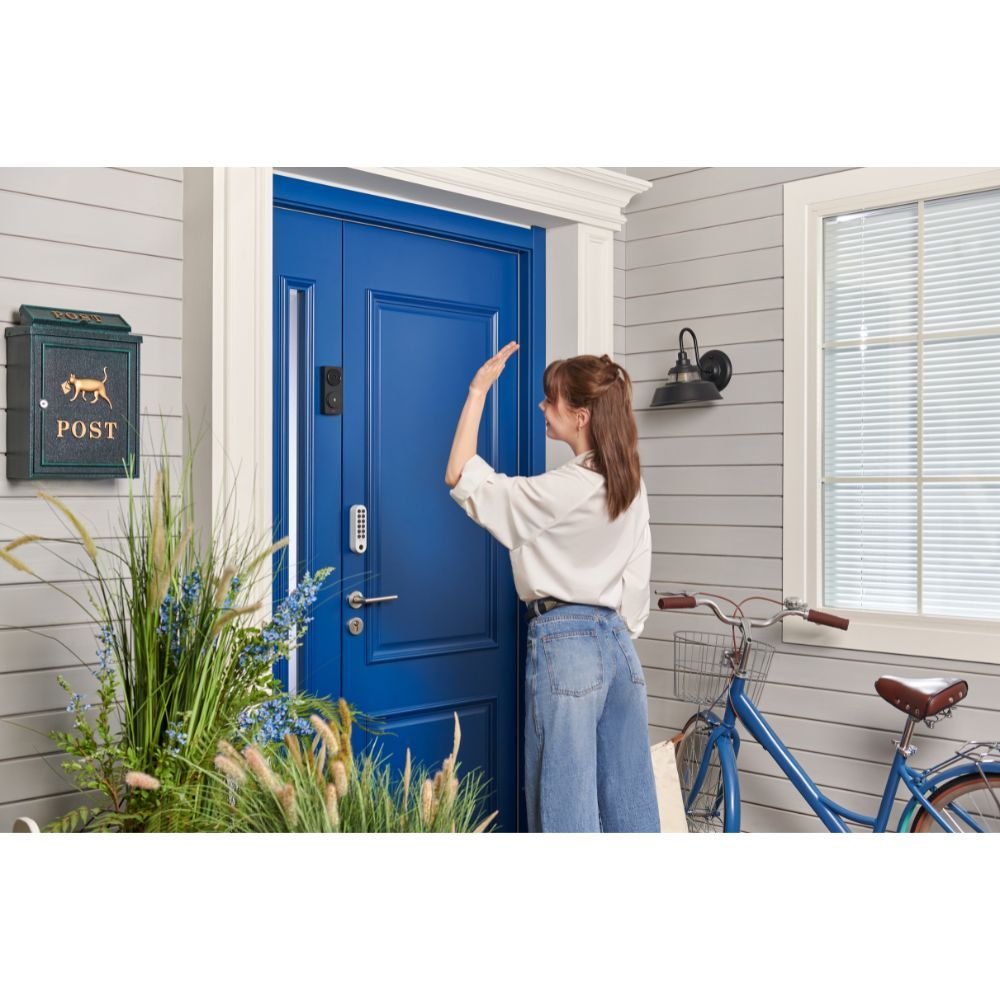 Miniatuur van Aqara slimme deurbel compleet met gong met SD-kaart optie Doorbell Camera Hub G410 Select - zwart (CH-C09D-B)