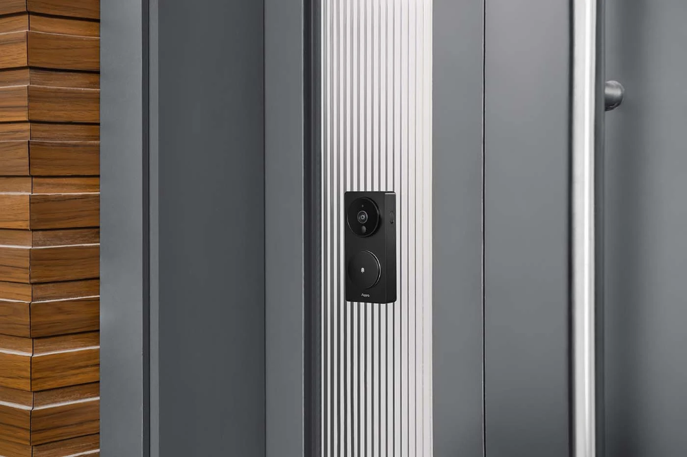 Miniatuur van Aqara slimme deurbel compleet met gong met SD-kaart optie Doorbell Camera Hub G410 Select - zwart (CH-C09D-B)