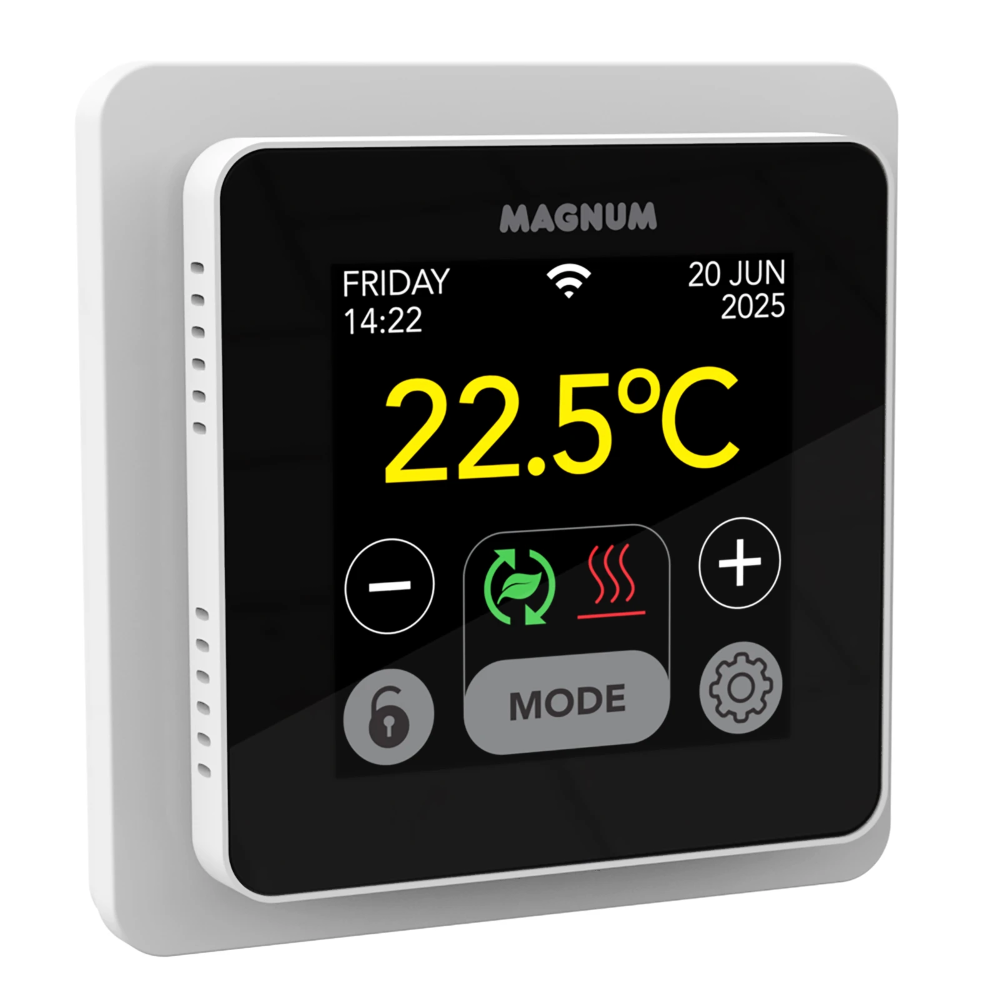 Miniatuur van Magnum MRC2 WiFi slimme thermostaat incl. vloersensor - wit (825400)