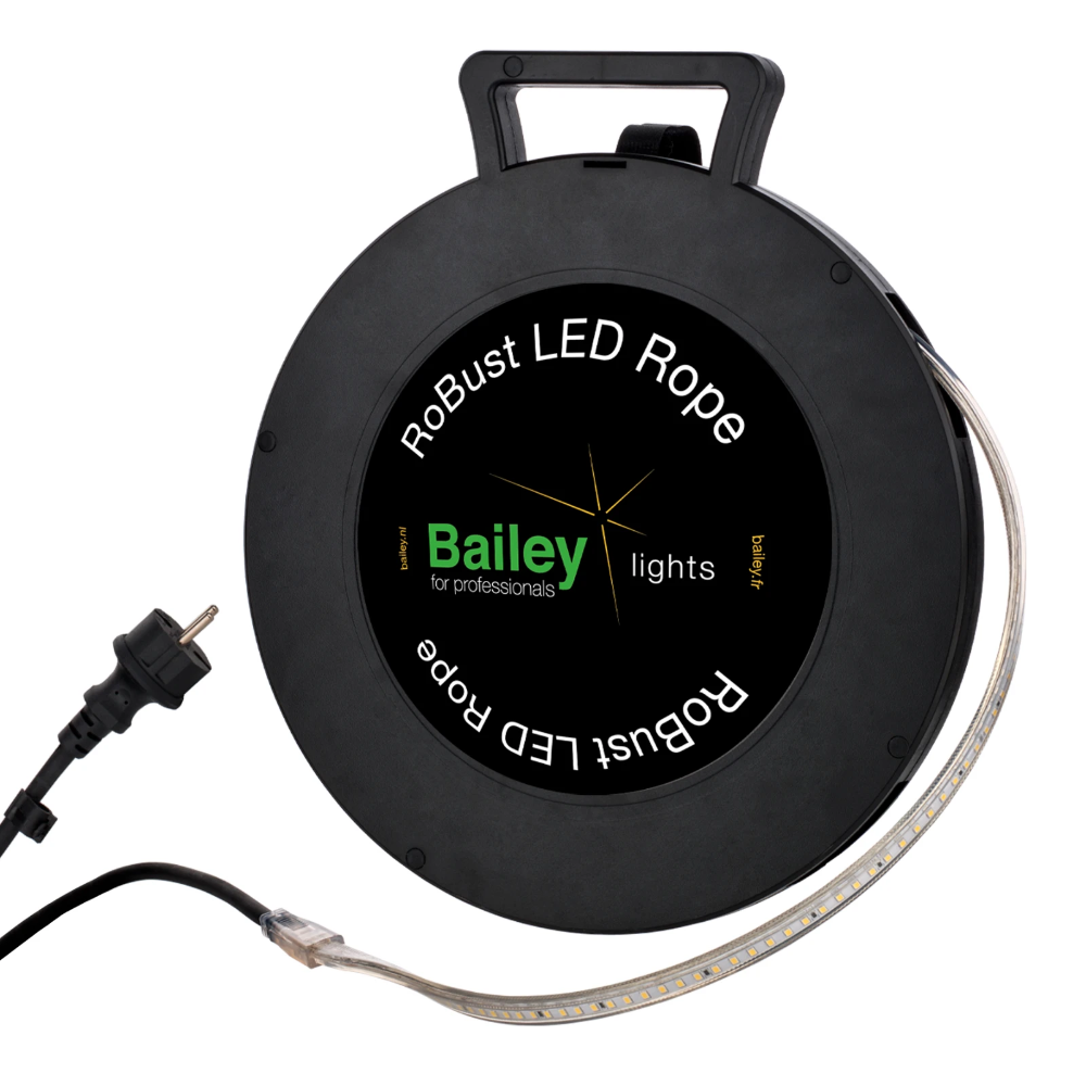 Miniatuur van Bailey RoBust LED rope plus roll2go 9W/m 830lm/m 120LEDs/m 6500K IP65 - 10 meter op haspel (146802)