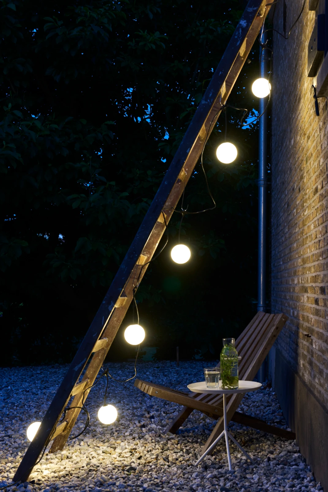 Miniatuur van Bailey LED party balls light string pendel 7xG100 lampen 7.7 meter IP67 (146781)
