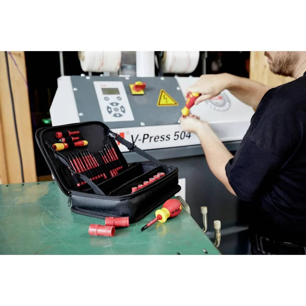 Miniatuur van Wiha gereedschapsset SlimVario Electric 7209N 32-delig in tas (43465)