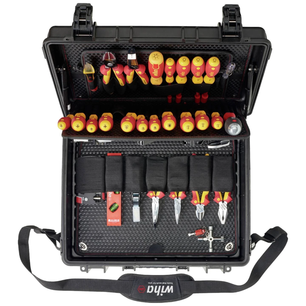 Miniatuur van Wiha gereedschapskoffer electricien XL 9300-702 81-delig (40523)