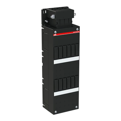 Miniatuur van ABB lege groepenkast 2-rijen 12 modules 1-fase busboard 110x330mm HNL - zwart (1SPF006964F0852)