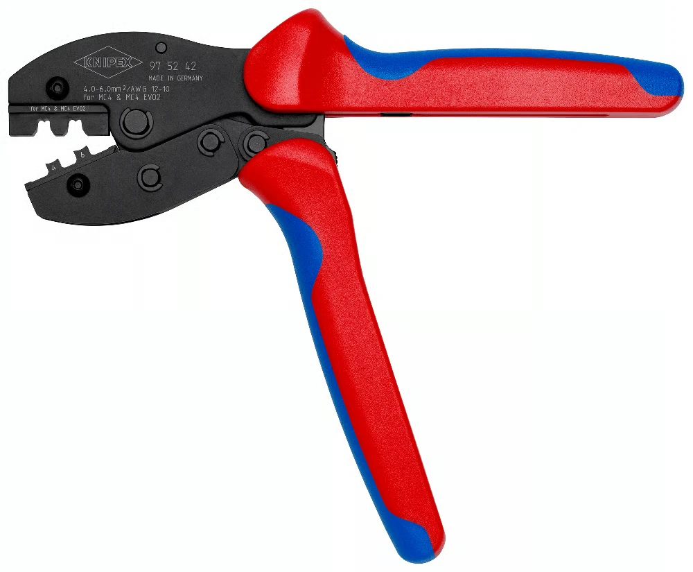 Miniatuur van KNIPEX PreciForce krimptang voor mc4/mc4 evo2 4–6 mm² 220mm (97 52 42)